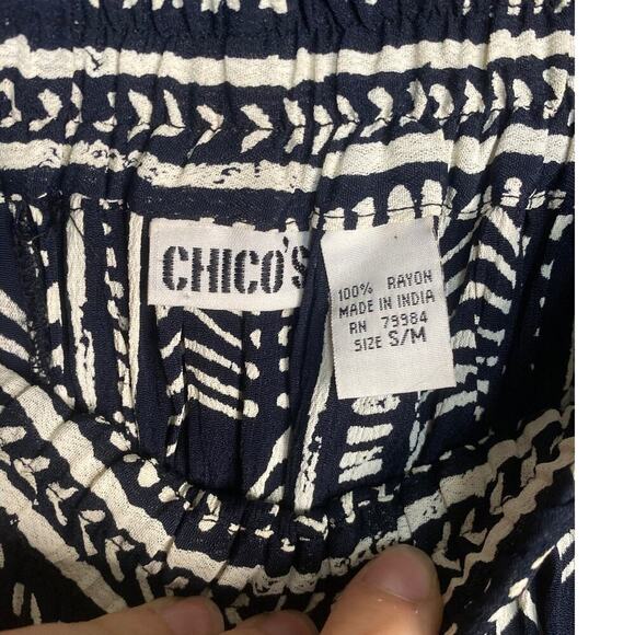 Chico's Maxi Flowy Pleated Skirt Medium - Picture 3 of 5